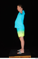  Spencer blue t shirt blue yellow shorts dressed slides standing t poses whole body 0003.jpg